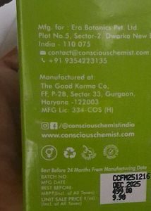 Conscious Chemist Flashfix Face Mask