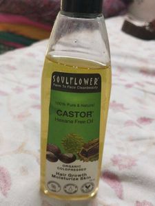 Soulflower Castor Oil for Hair Growth