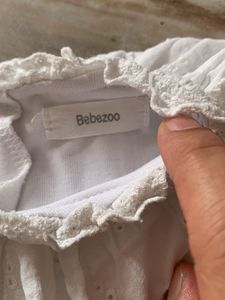 Chic White Broderie Anglaise Blouse