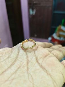 anti tarnish Sparkling Wave Ring