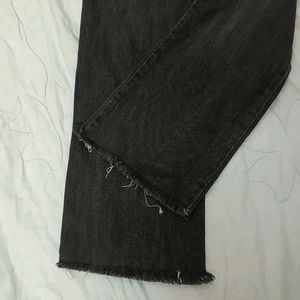 Stylish Dark Wash Flare Jeans