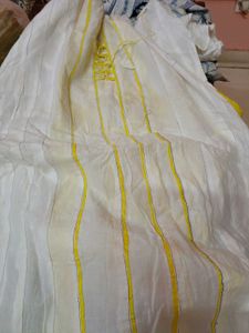 Vibrant Yellow Dress Material