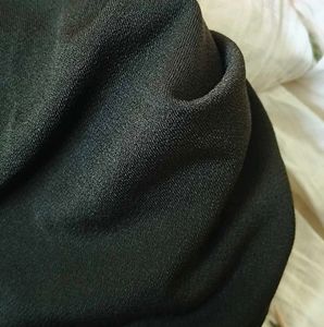 Dark Olive Green Puff Sleeve Top