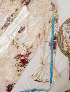 Floral Kimono Robe &amp; Slip Set