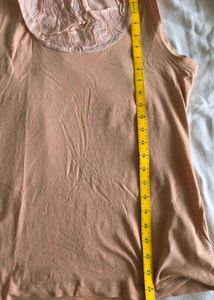 Soft peach tee shirt