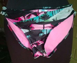 Import Tropical Print Bikini Set