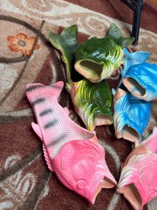 stock clear Fun Fish Sandals - Set of 3
