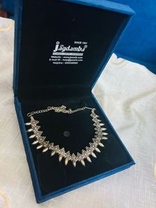 Oxidized Silver Necklace two pieces