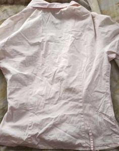Light Pink Wrap Top