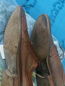 Brown Leather Oxford Shoes