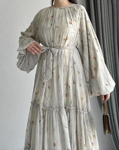 SARINKU Georgette Crepe Full Sleve Dress for Women