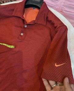 nike red color t shirt
