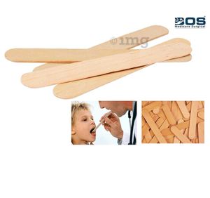 Wooden Sterile Tongue Dipreser