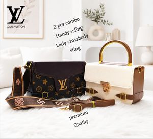 Premium 2 Pcs Handbag &amp; Crossbody Combo