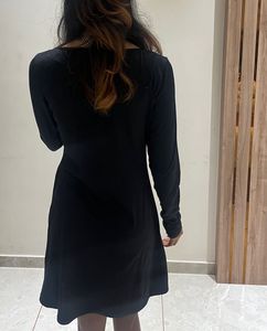 Classic Black Long Sleeve Dress
