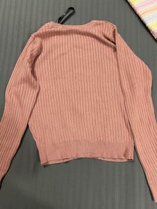 Ribbed Knit Long Sleeve Sweater