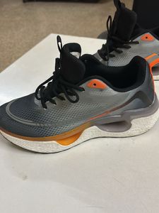 Forca Stylish Grey &amp; Orange Sneakers