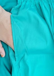 Stunning Teal Sequined Kurta