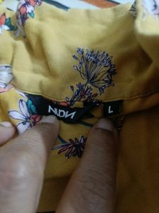Floral Yellow Top