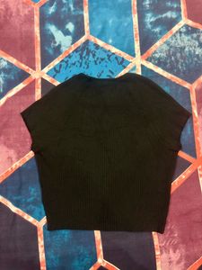 🎉SALE🖤H&amp;M Sweetheart neck Rib-knit Top (New)