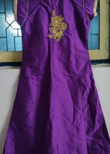 Ethnic Gown With Split+🎁