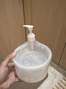 Clear Pump Dispenser Bottle