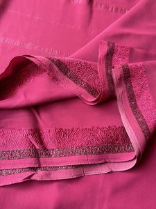 Vintage Maroon Saree with Intricate Border