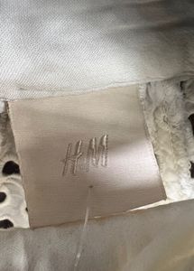 H&amp;M White Eyelet Dress.
