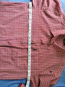 Classic Red Checkered Men's Shirt