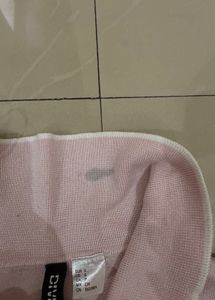 H&amp;M Pink Striped Polo Shirt