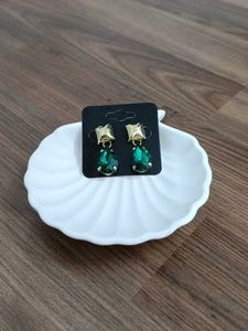 Emerald Drop Earrings