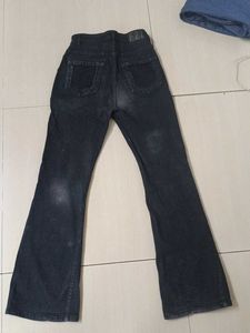black boot cut jeans
