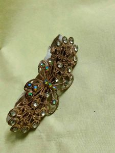 Vintage Rhinestone Butterfly HairClip