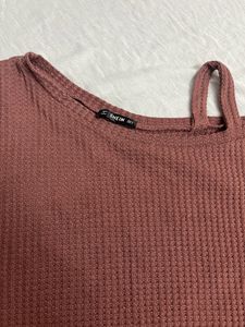 Shein Asymmetrical Shoulder Top