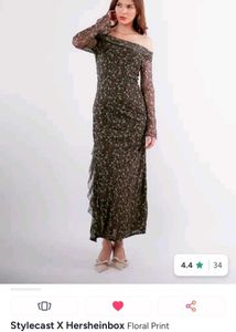 Floral Off-Shoulder Maxi Dress