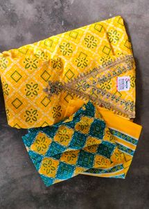 Vibrant Yellow Bandhani Kurta Set