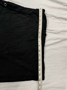 Black Casual Shorts