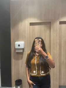 Stylish Brown Cropped Top