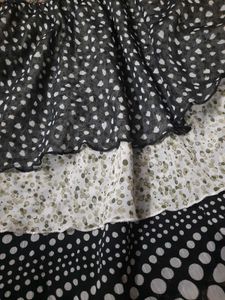 Cute Babydoll top with polka dot pattern