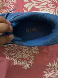Blue Puma Running Shoes