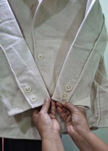 Cream Blazer Jacket