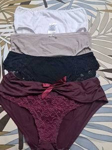 combo Of Four Imported Fabric  Panty