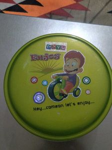 Cute Green Kids Tiffin Box(not used)