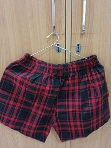 Cozy Plaid Shorts