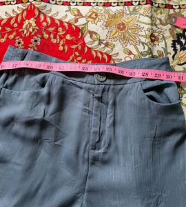 Length -35,,Blue Striped Pants