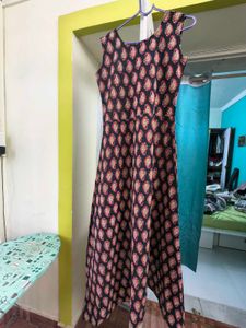 Printed high-low Kurta for Women