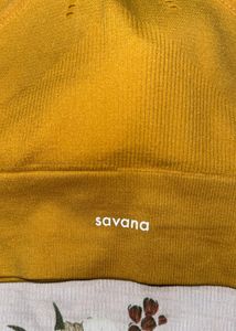 Yellow Sports Bra