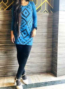Beautiful Blue Dress Top Lowest Price