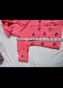 [Unisex] handmade Adorable Pink Knit Sweater