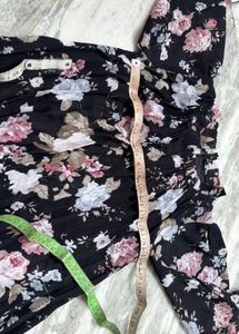 Floral Print Off-Shoulder Dress
